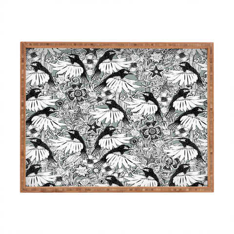 Sharon Turner Hummingbird Heaven Silver Rectangular Tray