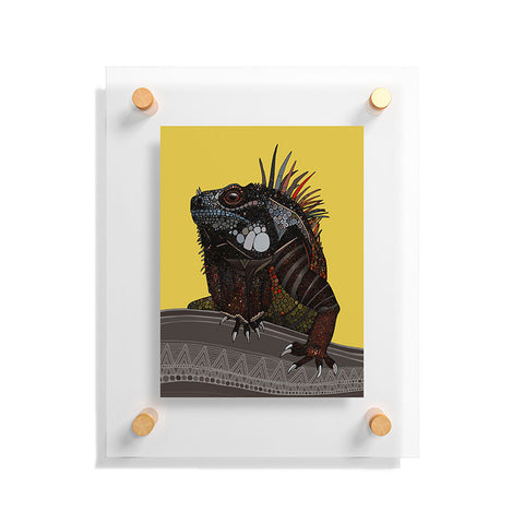 Sharon Turner iguana Floating Acrylic Print