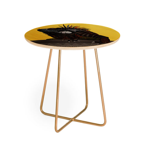 Sharon Turner iguana Round Side Table