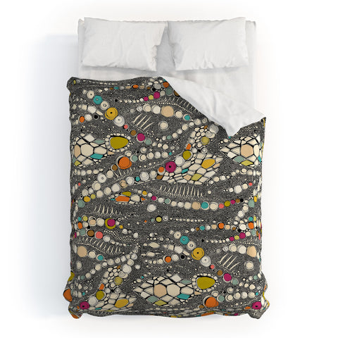 Sharon Turner iguana skin Duvet Cover