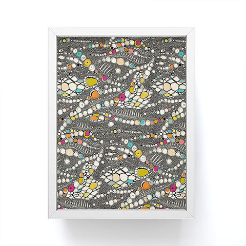 Sharon Turner iguana skin Framed Mini Art Print