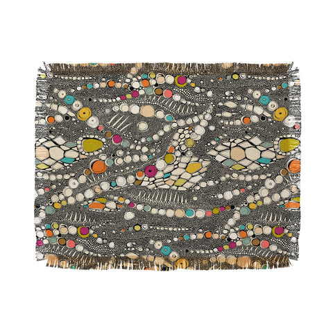 Sharon Turner iguana skin Throw Blanket