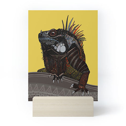 Sharon Turner iguana Mini Art Print