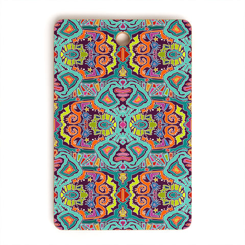 Sharon Turner Ikat Doodle Cutting Board Rectangle