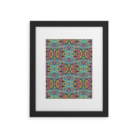 Sharon Turner Ikat Doodle Framed Art Print