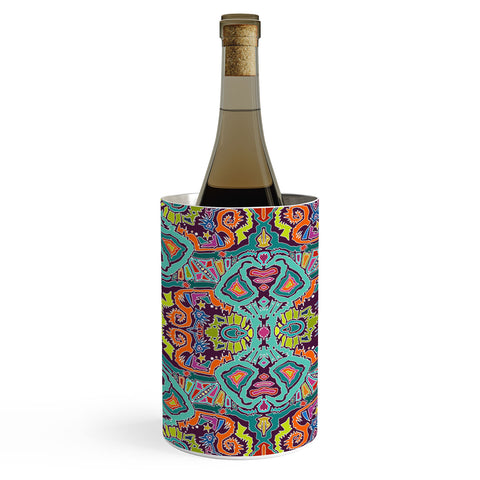 Sharon Turner Ikat Doodle Wine Chiller