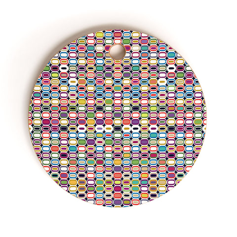Sharon Turner It All Adds Up Cutting Board Round