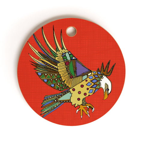 Sharon Turner jewel eagle Cutting Board Round
