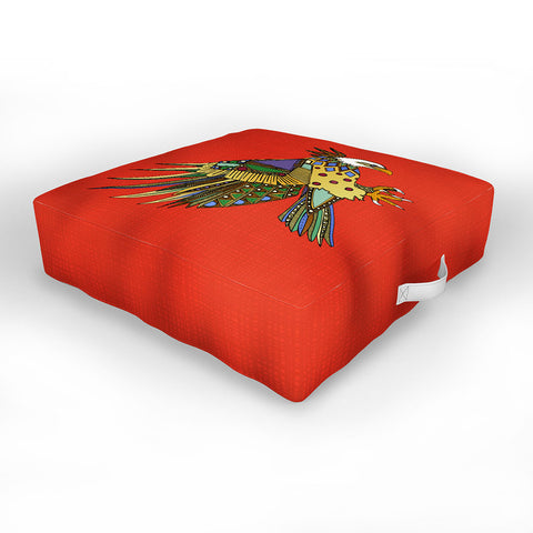 Sharon Turner jewel eagle Outdoor Floor Cushion