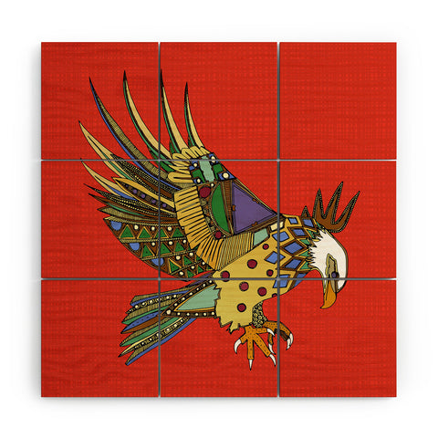 Sharon Turner jewel eagle Wood Wall Mural