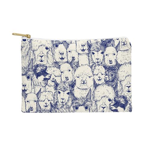 Sharon Turner just alpacas indigo Pouch