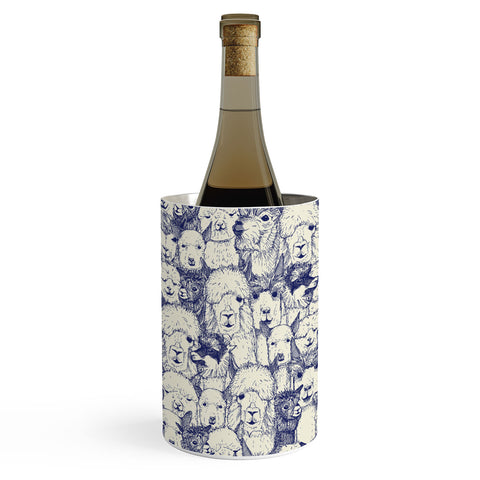 Sharon Turner just alpacas indigo Wine Chiller