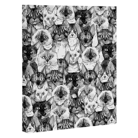 Sharon Turner just cats Art Canvas