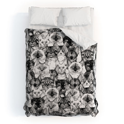 Sharon Turner just cats Comforter