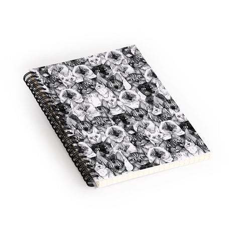 Sharon Turner just cats Spiral Notebook