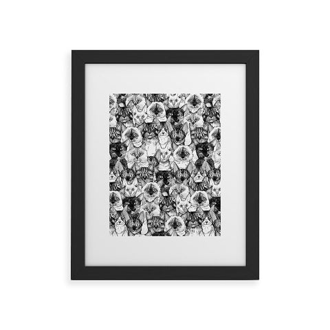 Sharon Turner just cats Framed Art Print
