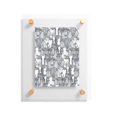Sharon Turner just cattle Floating Acrylic Print