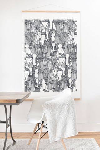 Sharon Turner just cattle Art Print And Hanger