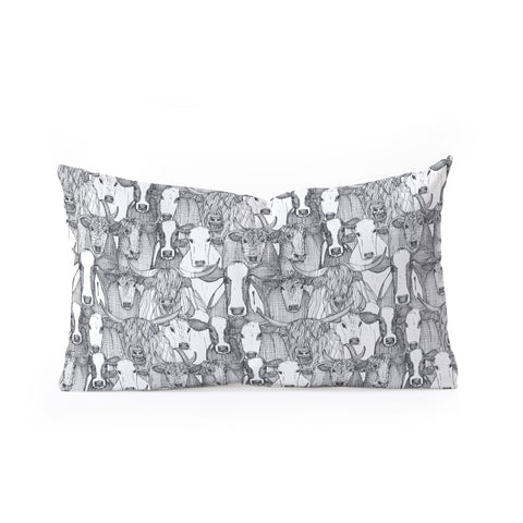 Sharon Turner just cattle Oblong Throw Pillow