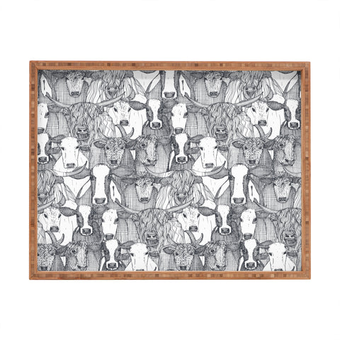 Sharon Turner just cattle Rectangular Tray