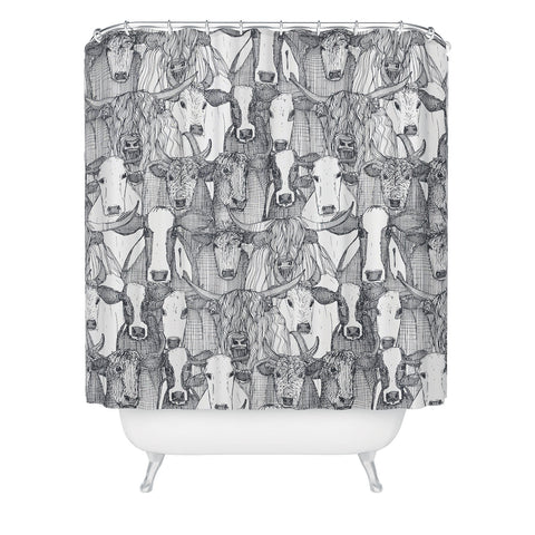Sharon Turner just cattle Shower Curtain