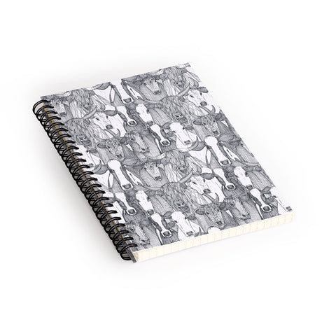 Sharon Turner just cattle Spiral Notebook