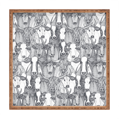 Sharon Turner just cattle Square Tray