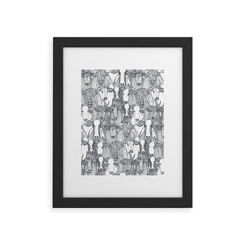 Sharon Turner just cattle Framed Art Print