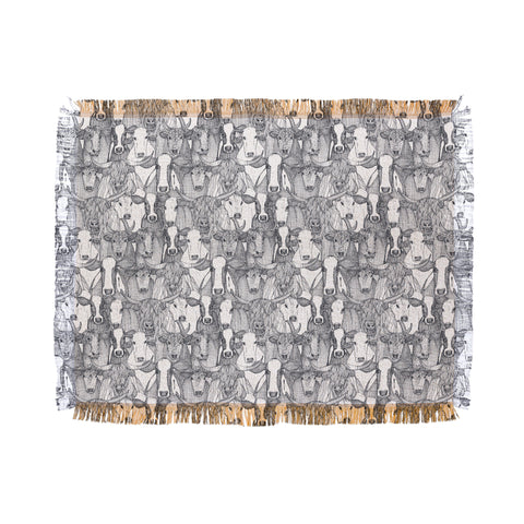 Sharon Turner just cattle Throw Blanket