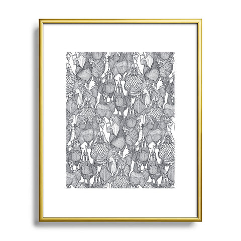 Sharon Turner just chickens Metal Framed Art Print