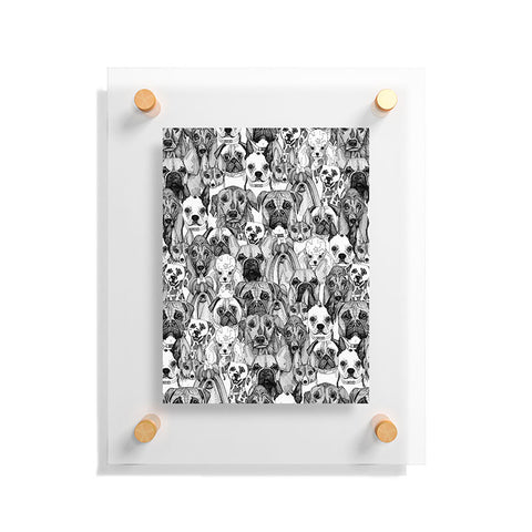 Sharon Turner just dogs Floating Acrylic Print