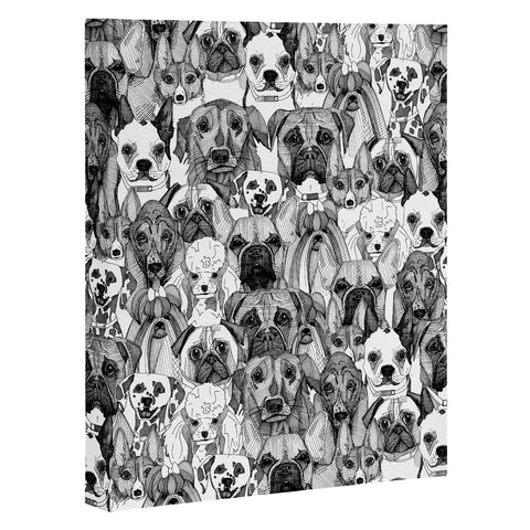 Sharon Turner just dogs Art Canvas
