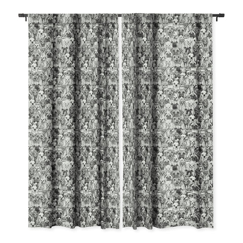 Sharon Turner just dogs Blackout Window Curtain