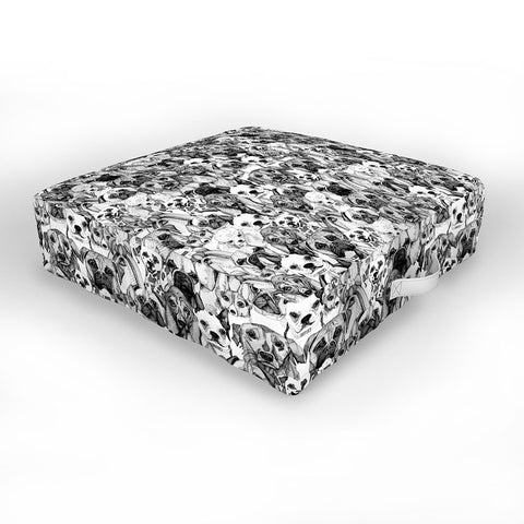 Sharon Turner just dogs Outdoor Floor Cushion