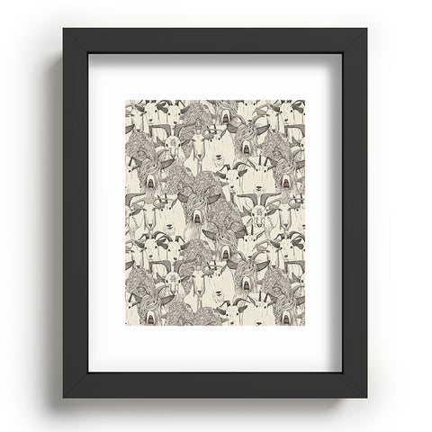 Sharon Turner just goats Recessed Framing Rectangle