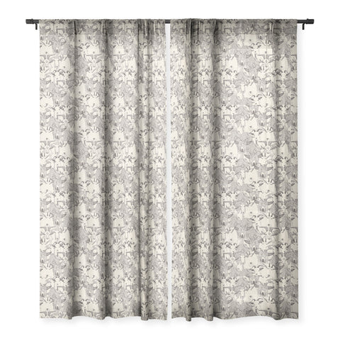 Sharon Turner just goats Sheer Window Curtain