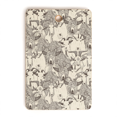 Sharon Turner just goats Cutting Board Rectangle