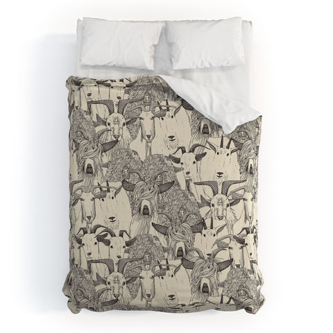 Sharon Turner just goats Duvet Cover
