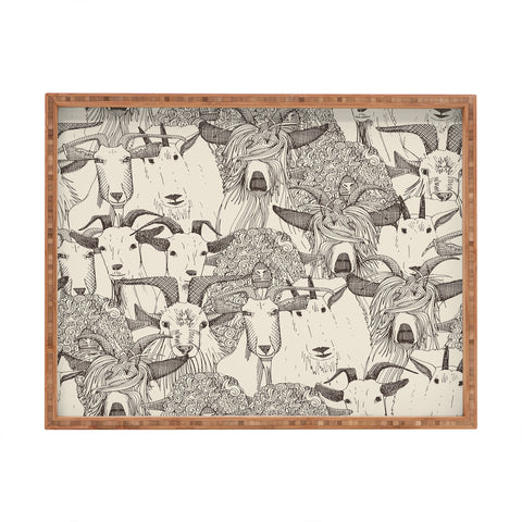 Sharon Turner just goats Rectangular Tray
