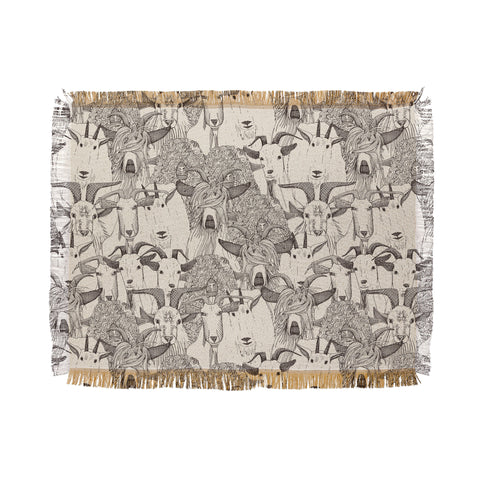 Sharon Turner just goats Throw Blanket