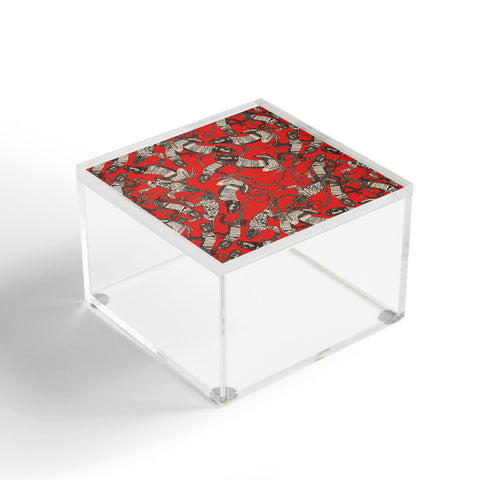 Sharon Turner just lizards red Acrylic Box