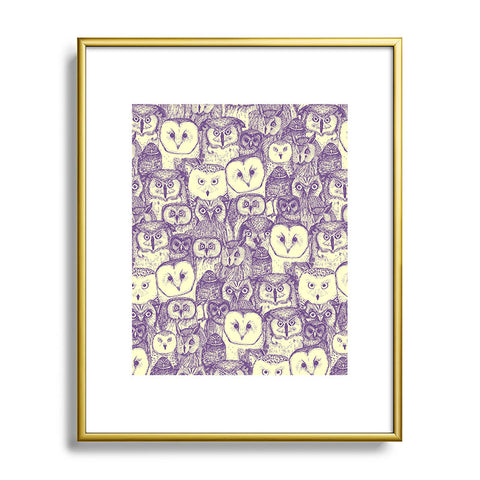 Sharon Turner just owls Metal Framed Art Print