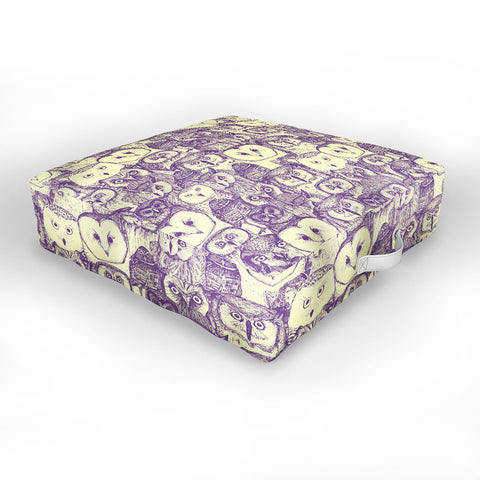 Sharon Turner just owls Outdoor Floor Cushion