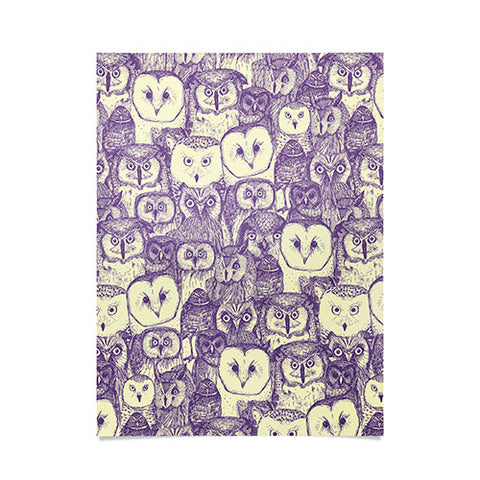 Sharon Turner just owls Poster