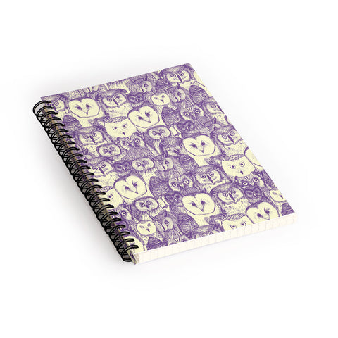 Sharon Turner just owls Spiral Notebook