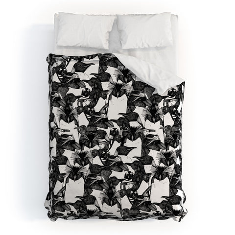 Sharon Turner just penguins Duvet Cover