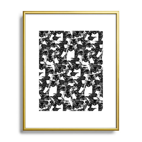 Sharon Turner just penguins Metal Framed Art Print