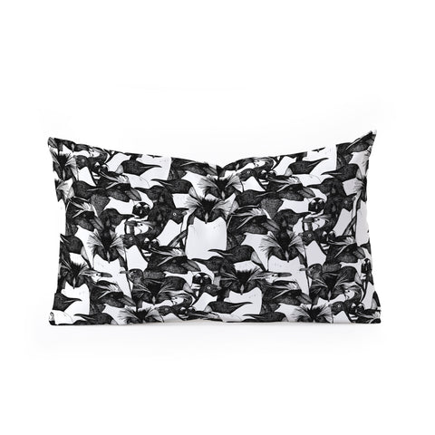Sharon Turner just penguins Oblong Throw Pillow