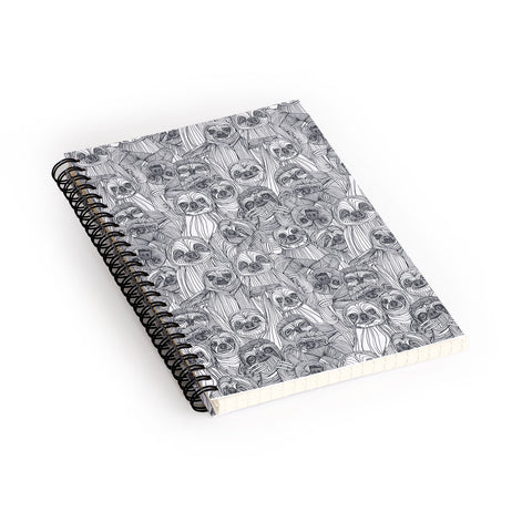 Sharon Turner just sloths Spiral Notebook