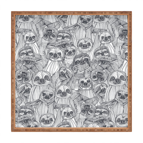 Sharon Turner just sloths Square Tray